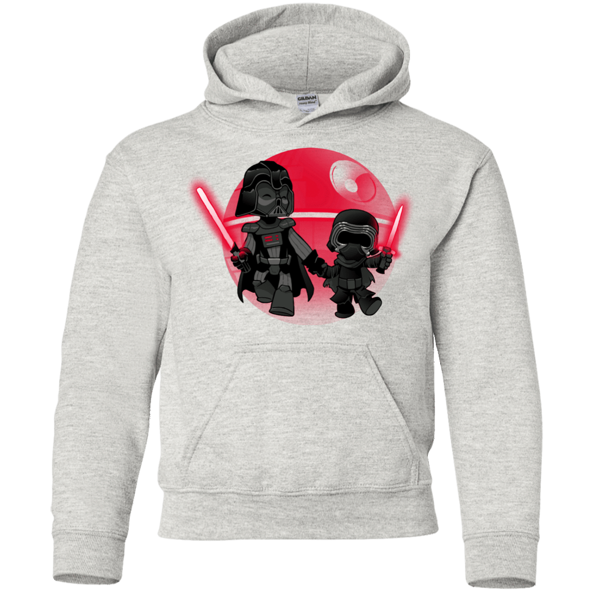 Sweatshirts Ash / YS Darth Grandpa Youth Hoodie