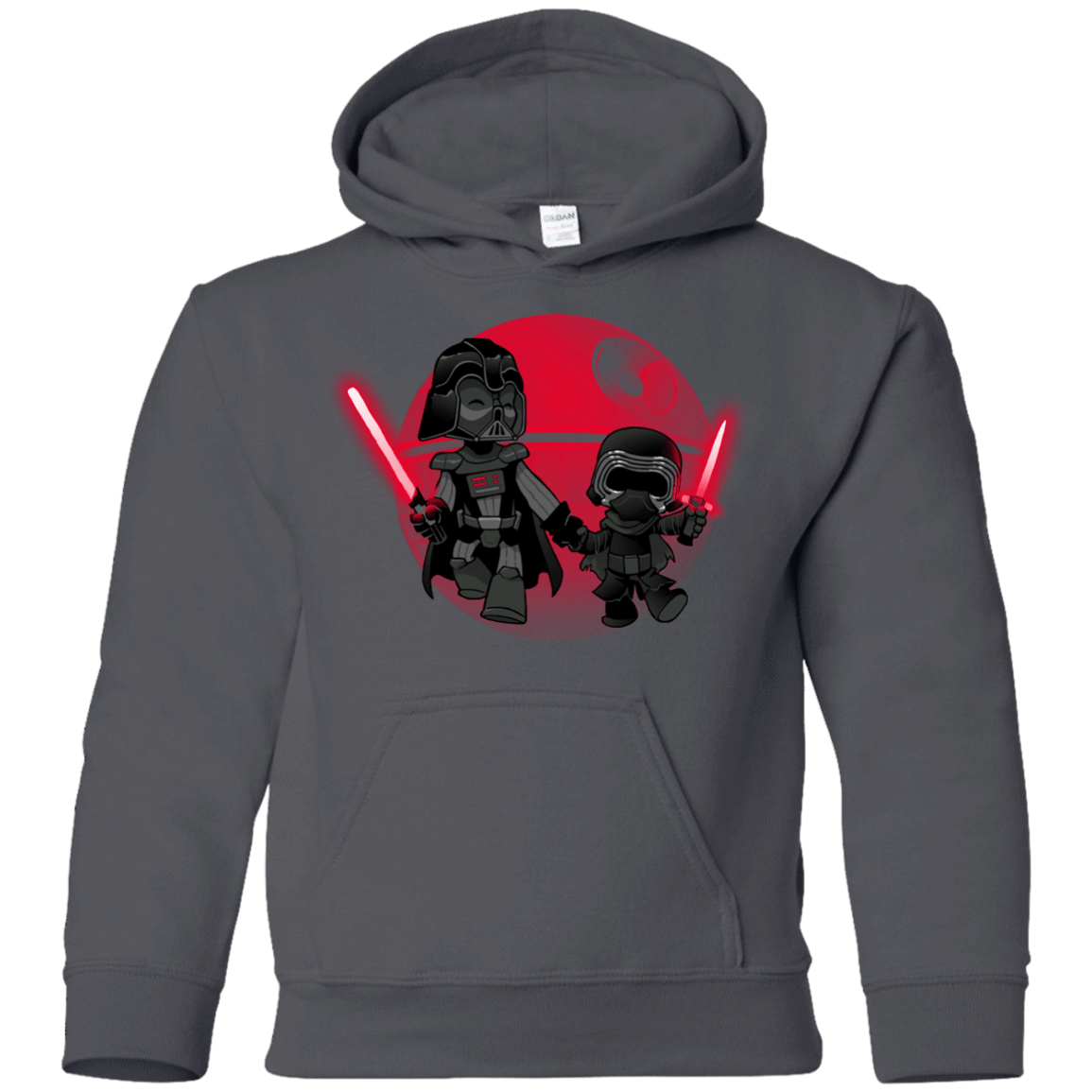 Sweatshirts Charcoal / YS Darth Grandpa Youth Hoodie
