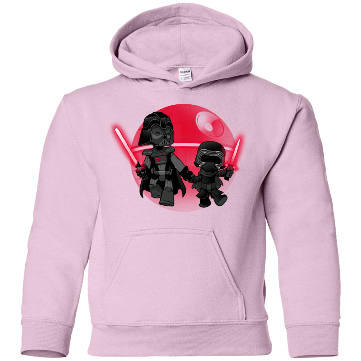 Sweatshirts Light Pink / YS Darth Grandpa Youth Hoodie