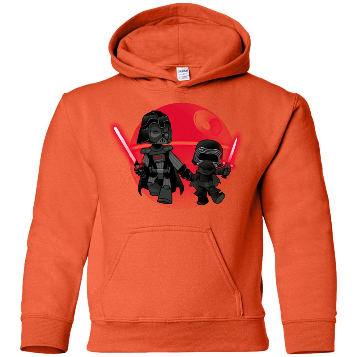 Sweatshirts Orange / YS Darth Grandpa Youth Hoodie