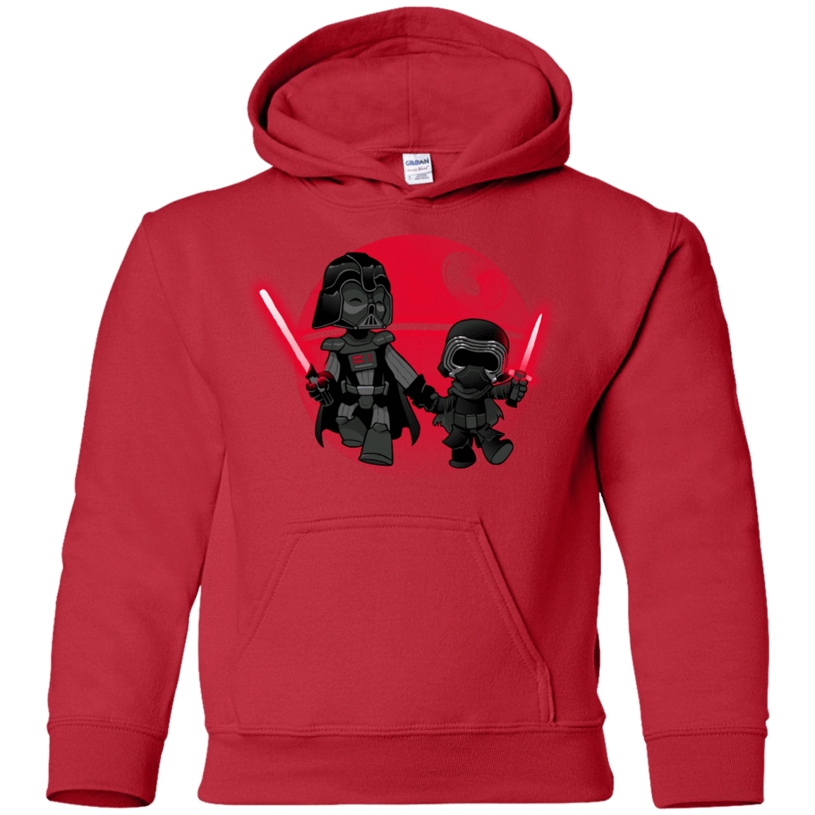 Sweatshirts Red / YS Darth Grandpa Youth Hoodie
