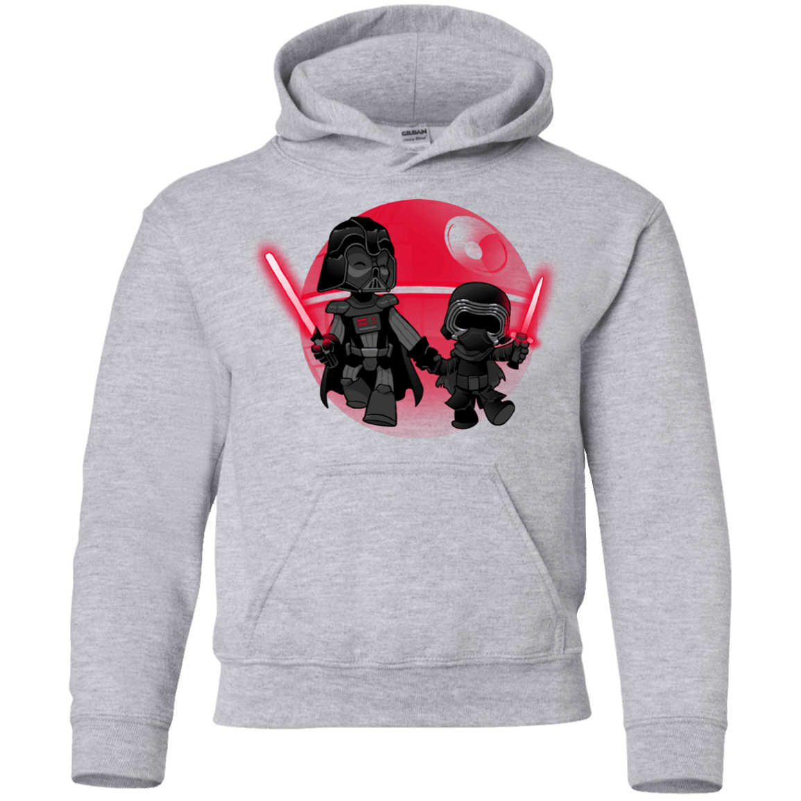Sweatshirts Sport Grey / YS Darth Grandpa Youth Hoodie