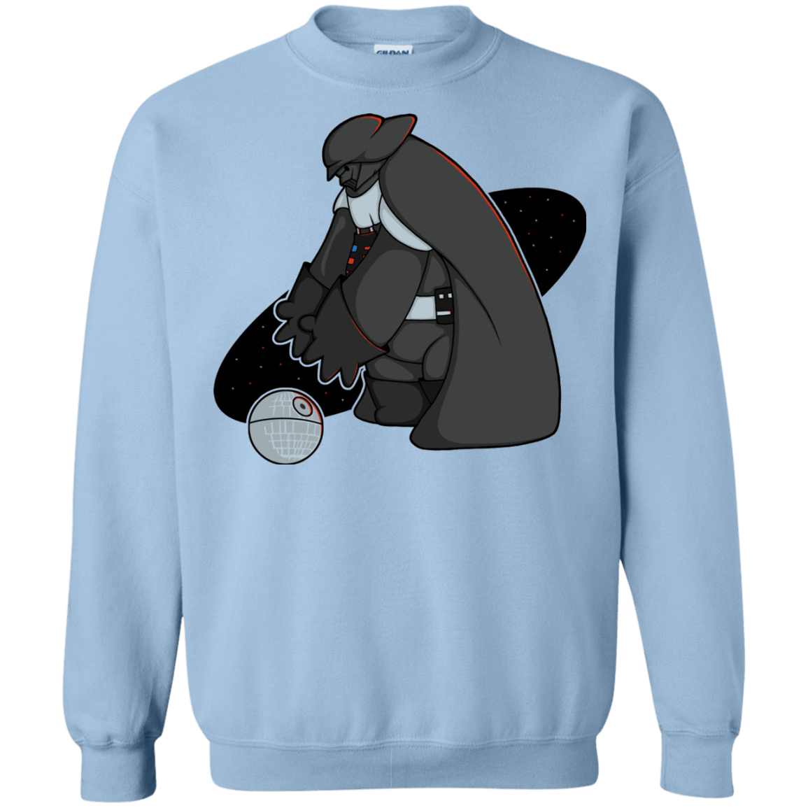 Sweatshirts Light Blue / Small Darth Hero Sith Crewneck Sweatshirt