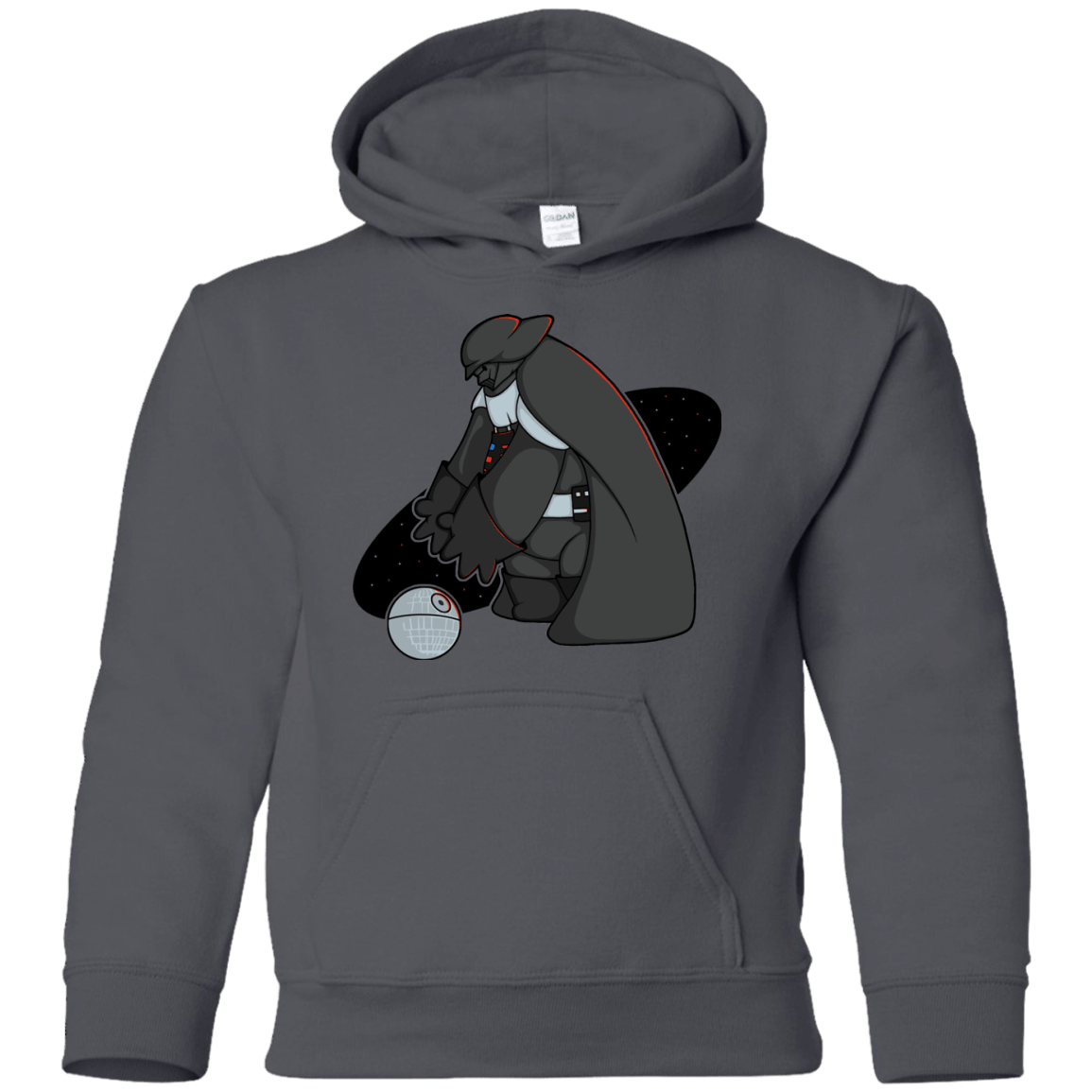 Sweatshirts Charcoal / YS Darth Hero Sith Youth Hoodie