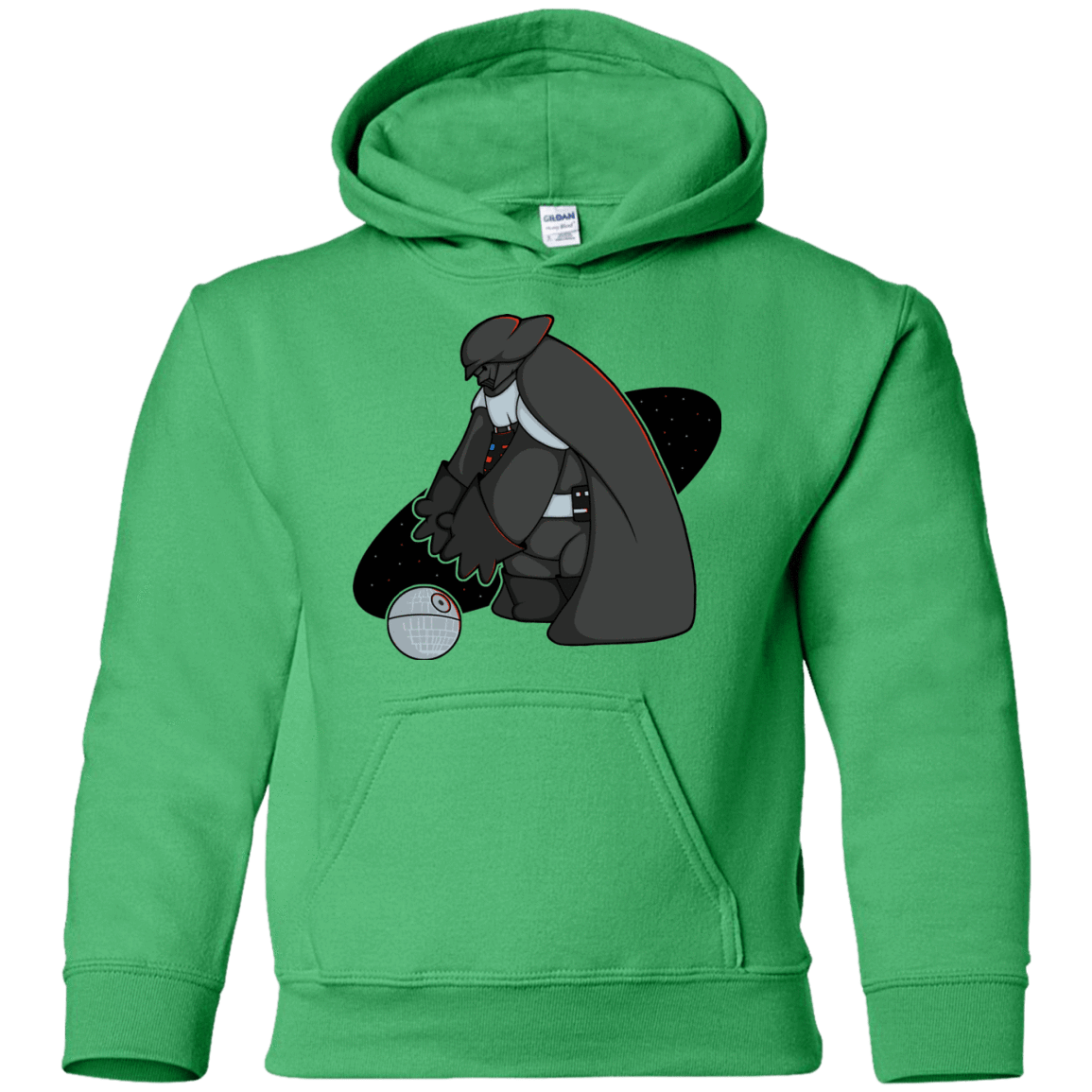 Sweatshirts Irish Green / YS Darth Hero Sith Youth Hoodie