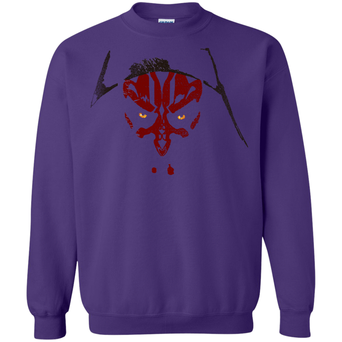 Sweatshirts Purple / S Darth M Crewneck Sweatshirt