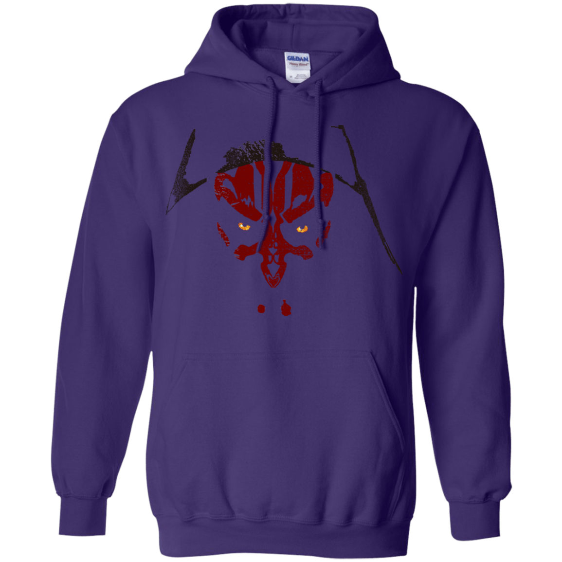 Sweatshirts Purple / S Darth M Pullover Hoodie