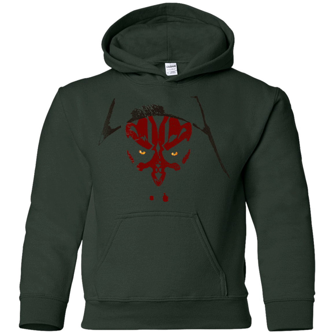 Sweatshirts Forest Green / YS Darth M Youth Hoodie
