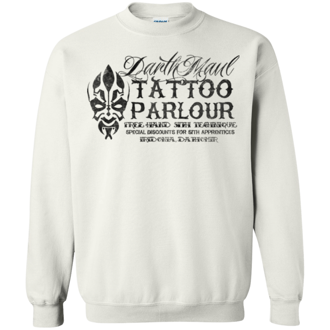 Sweatshirts White / Small Darth Maul Tattoo Parlour Crewneck Sweatshirt