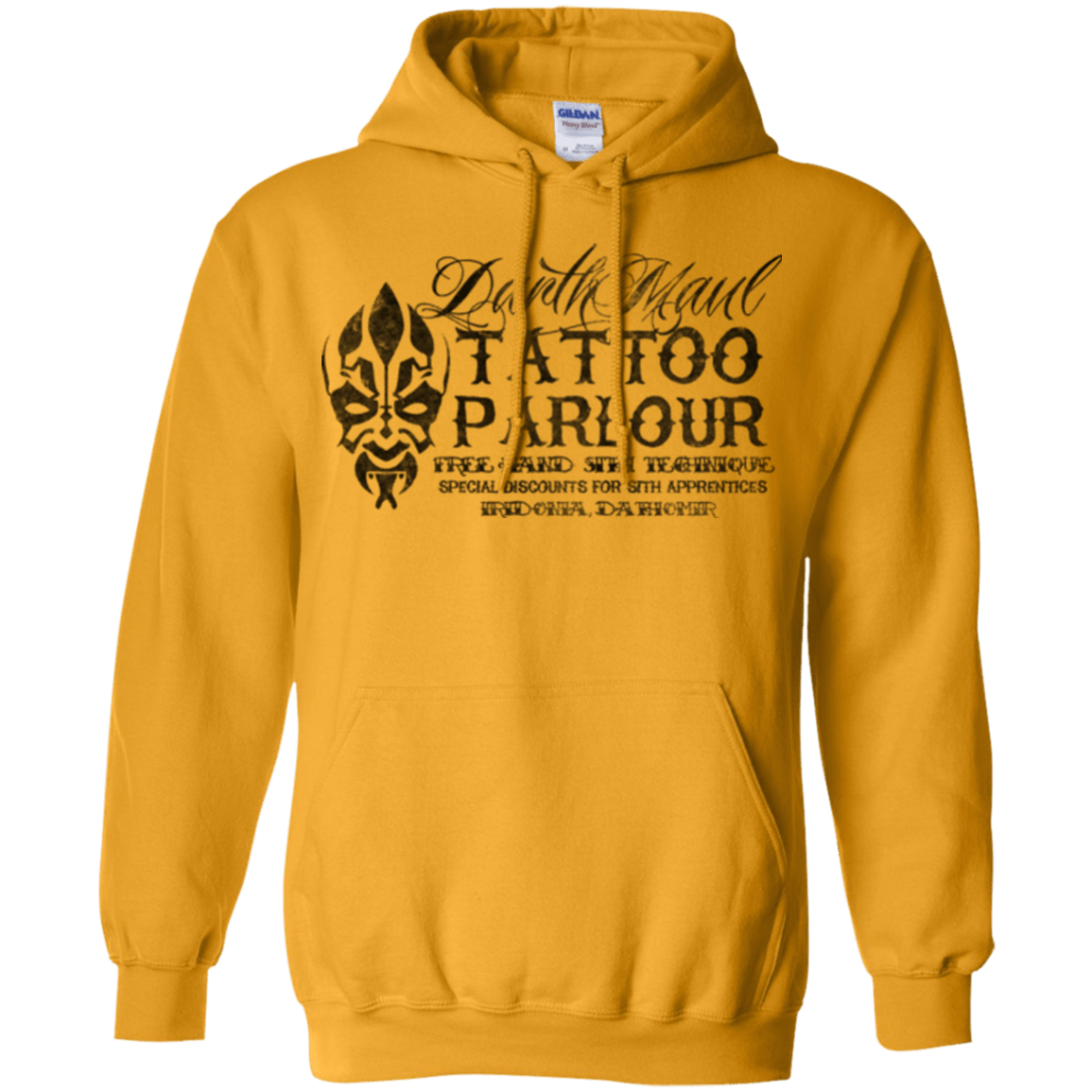 Sweatshirts Gold / Small Darth Maul Tattoo Parlour Pullover Hoodie
