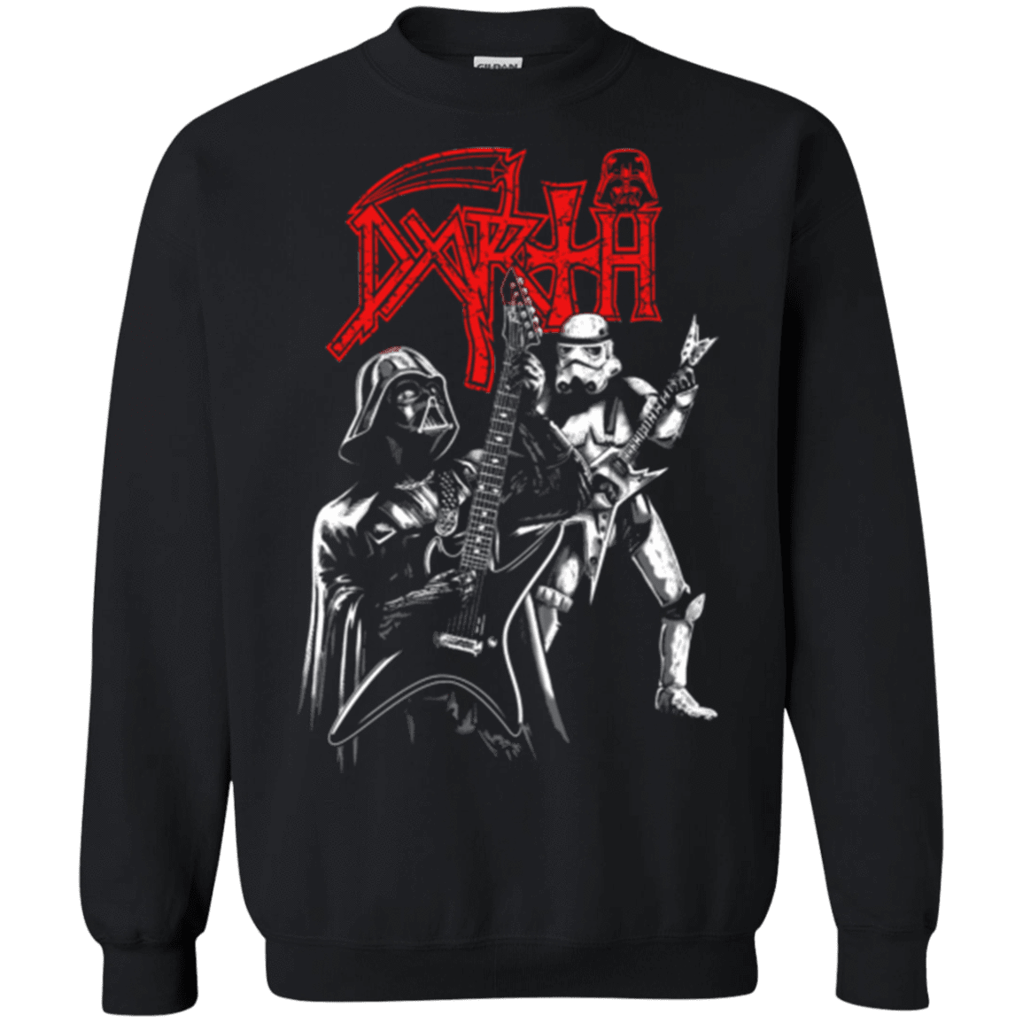 Sweatshirts Black / Small DARTH METAL Crewneck Sweatshirt