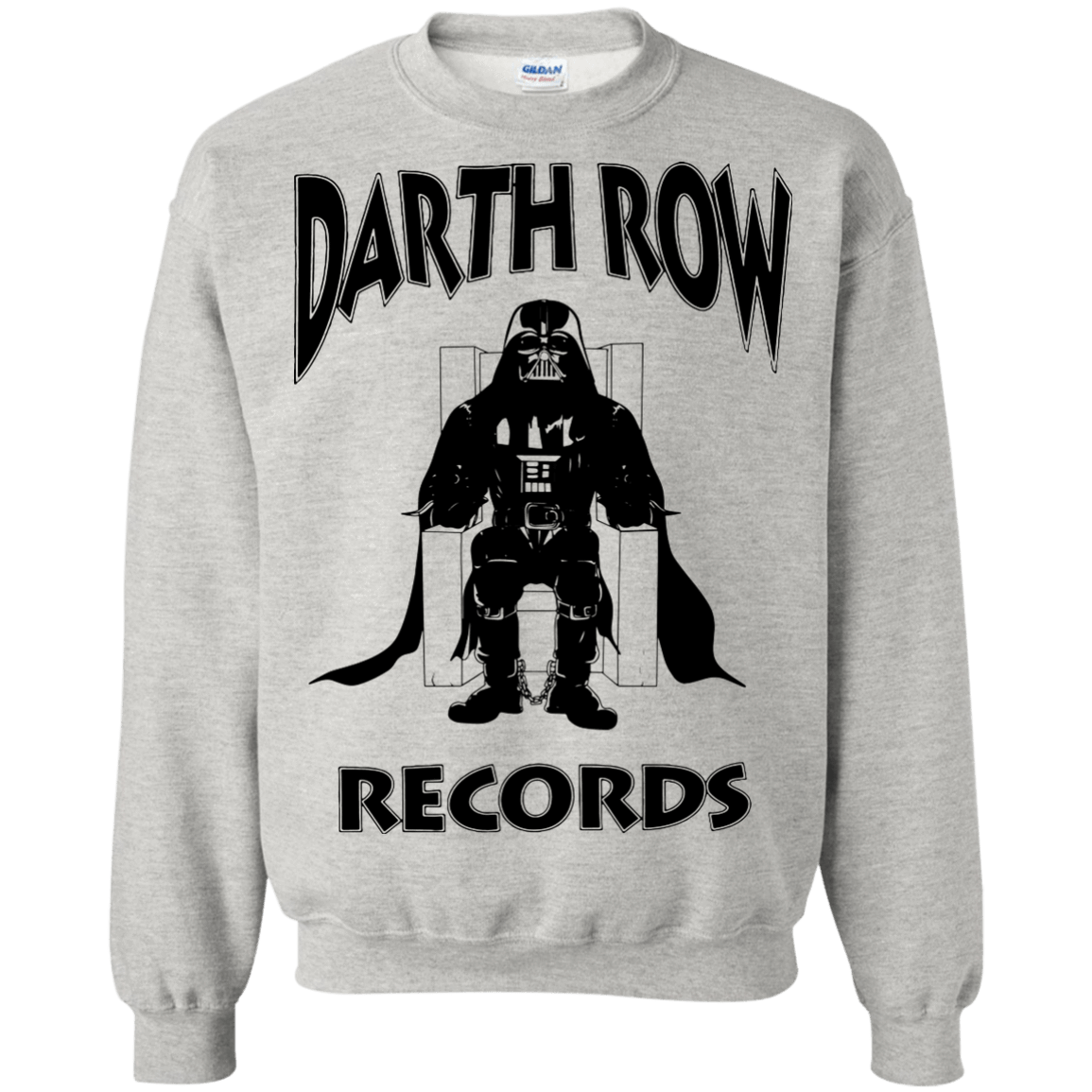 Sweatshirts Ash / Small Darth Row Records Crewneck Sweatshirt