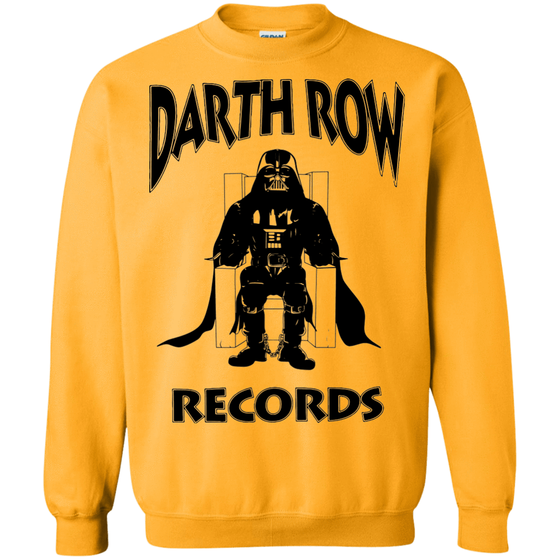 Sweatshirts Gold / Small Darth Row Records Crewneck Sweatshirt