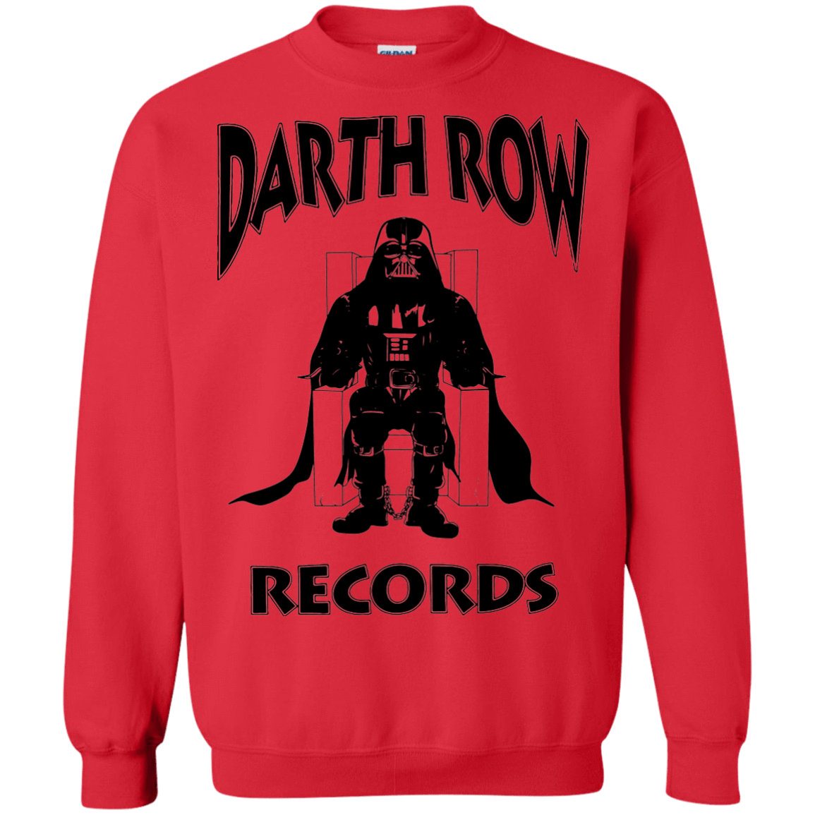 Sweatshirts Red / Small Darth Row Records Crewneck Sweatshirt