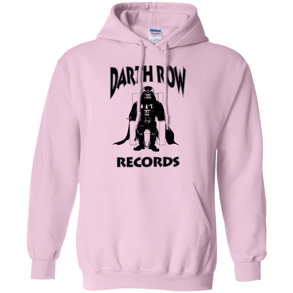 Sweatshirts Light Pink / Small Darth Row Records Pullover Hoodie