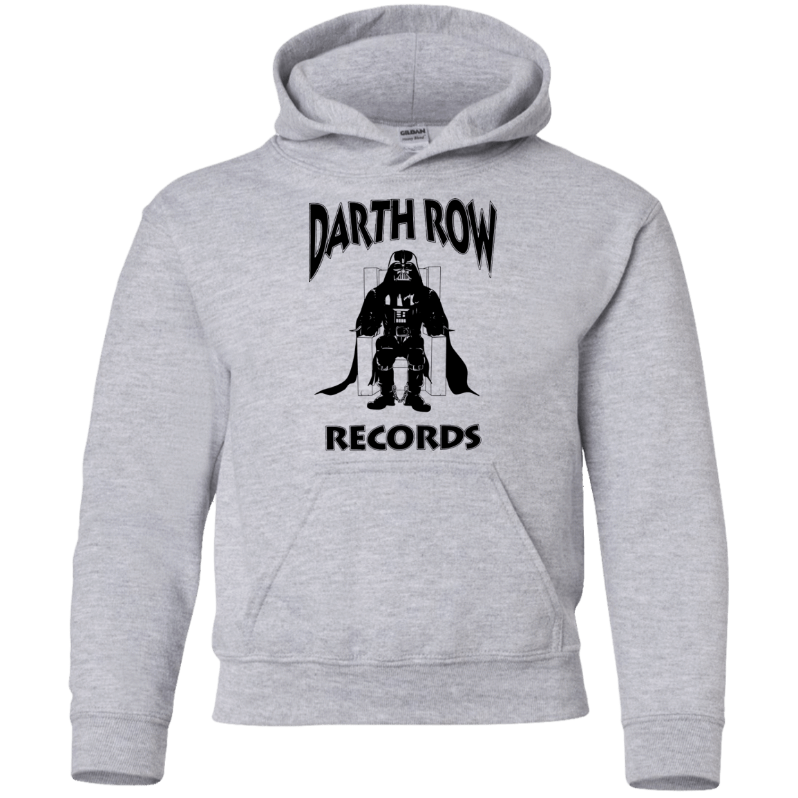 Sweatshirts Sport Grey / YS Darth Row Records Youth Hoodie
