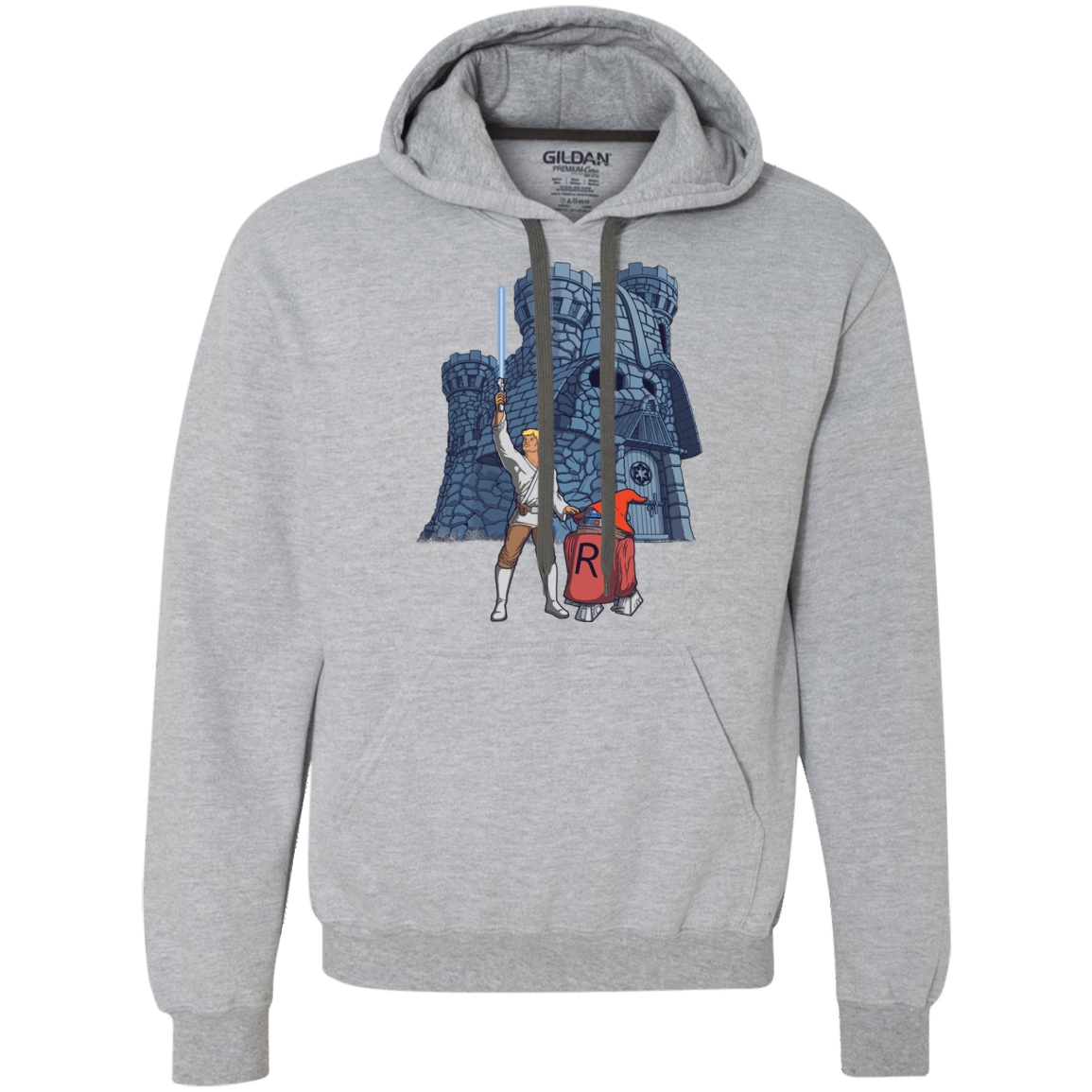Sweatshirts Sport Grey / S Darthskull Castle Premium Fleece Hoodie