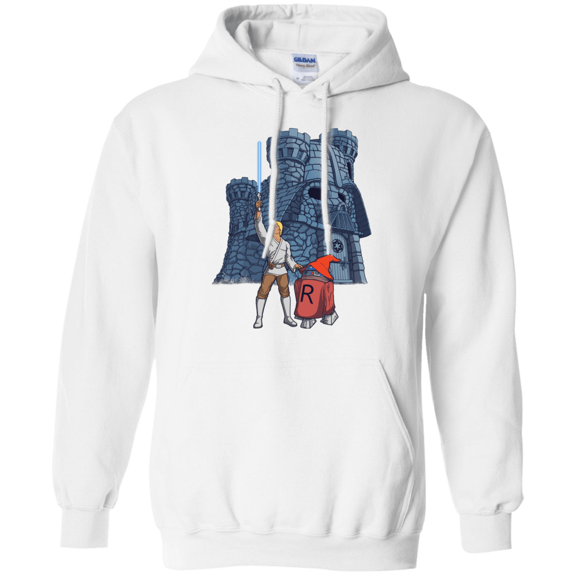 Sweatshirts White / S Darthskull Castle Pullover Hoodie
