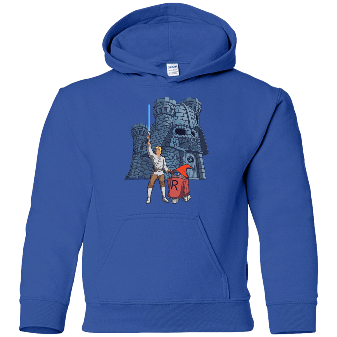 Sweatshirts Royal / YS Darthskull Castle Youth Hoodie