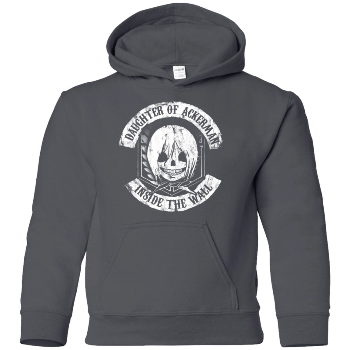 Sweatshirts Charcoal / YS Daughter of Ackerman Youth Hoodie
