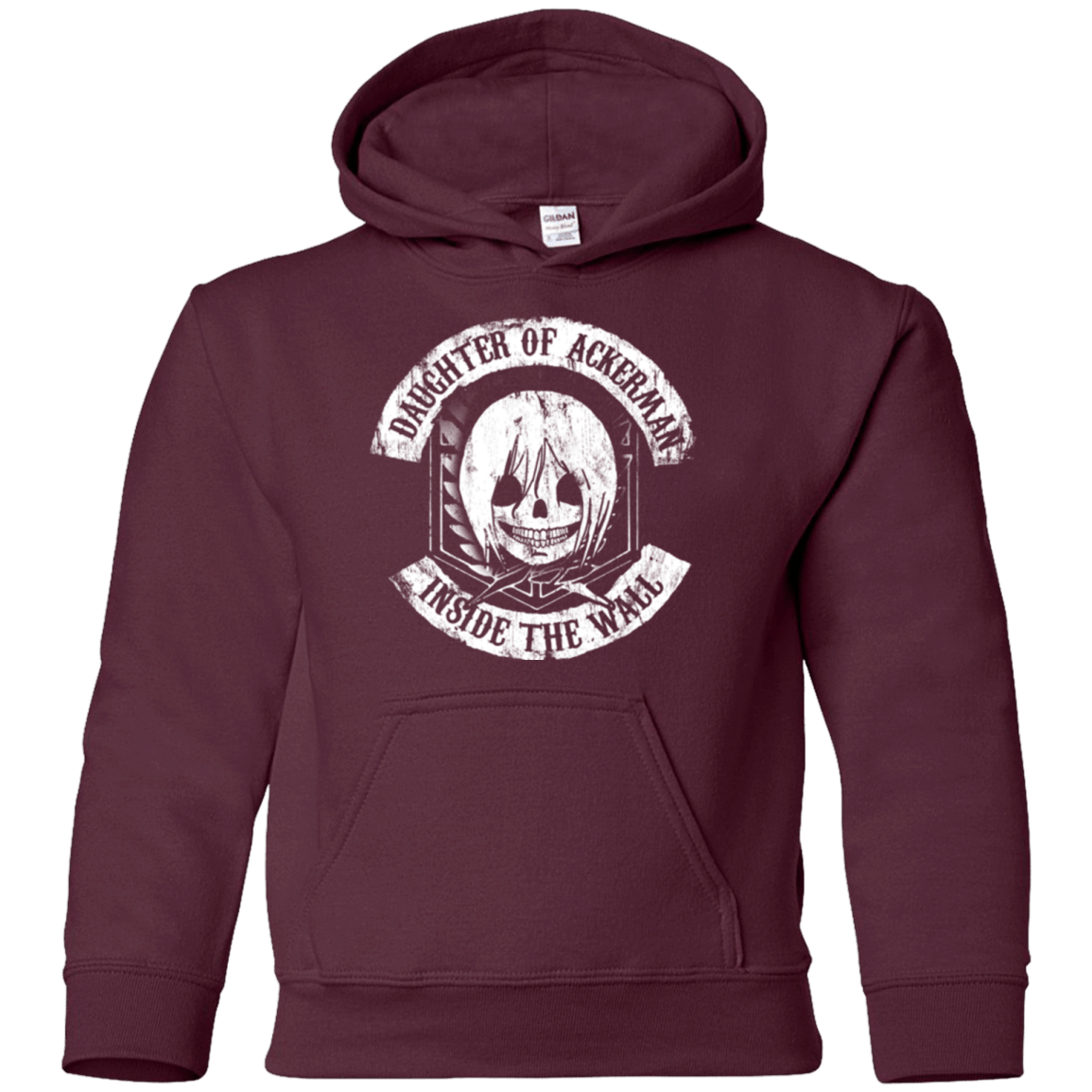 Sweatshirts Maroon / YS Daughter of Ackerman Youth Hoodie