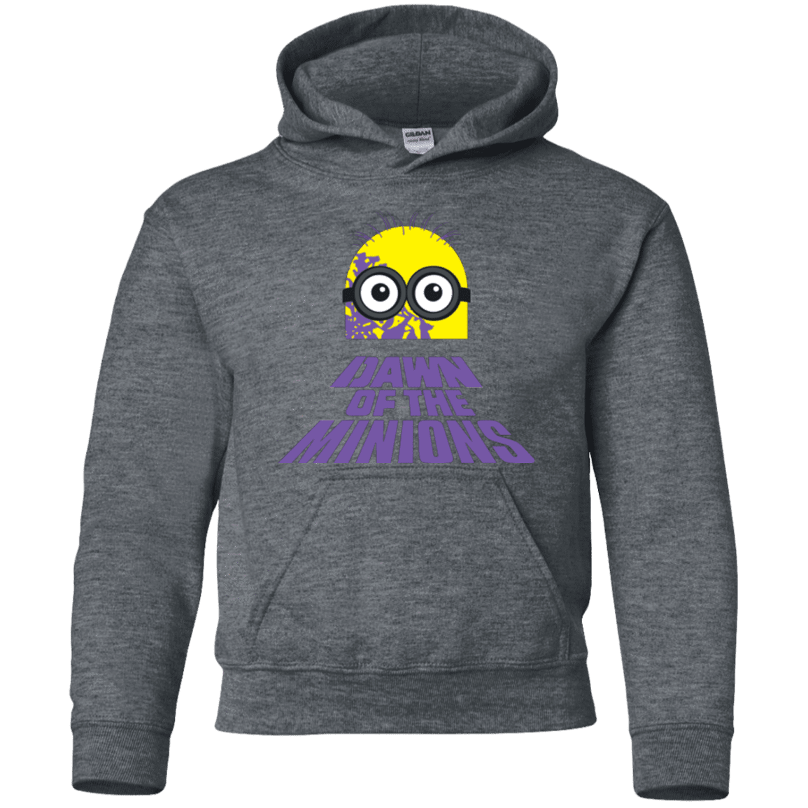 Sweatshirts Dark Heather / YS Dawn Minion Youth Hoodie