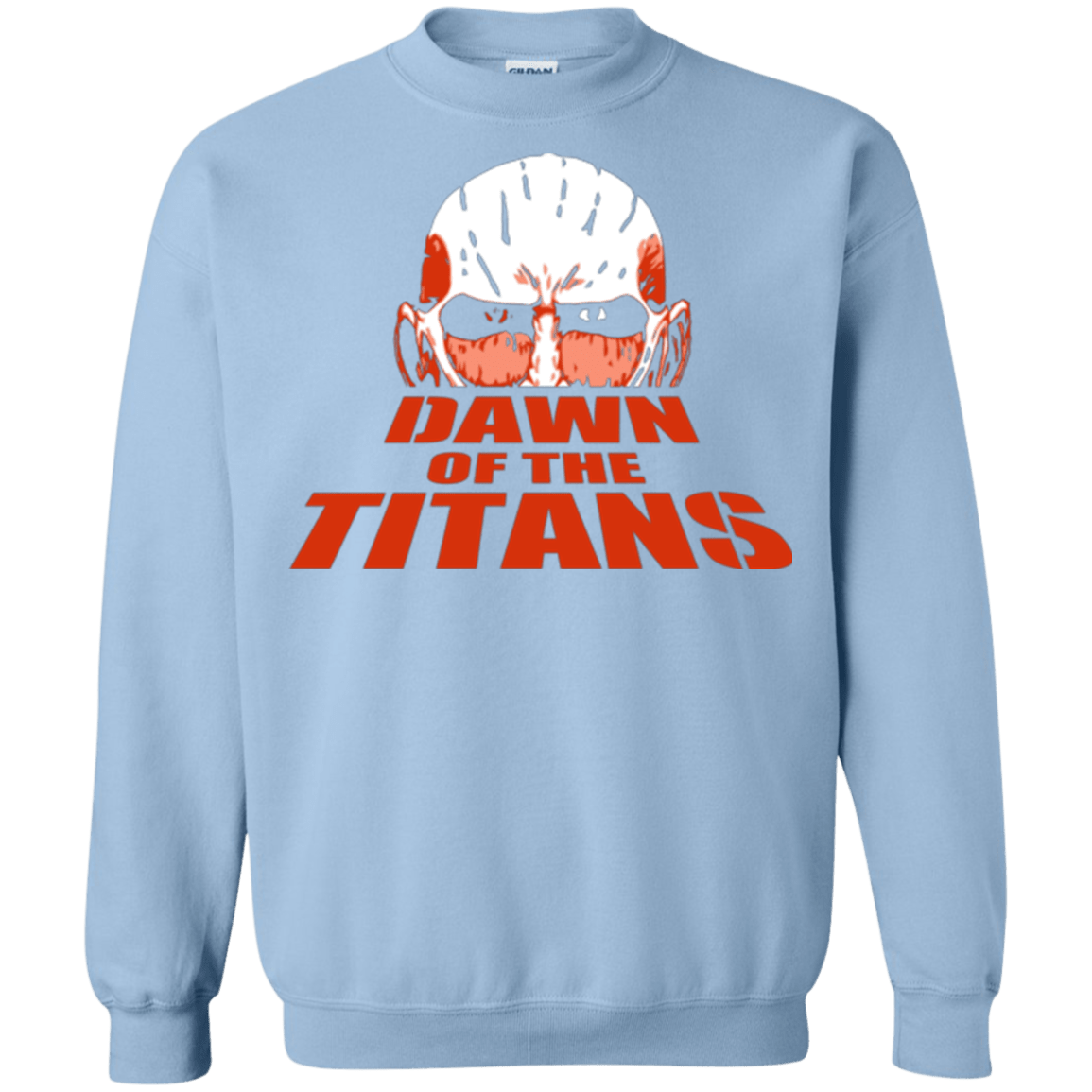 Sweatshirts Light Blue / Small Dawn of the Titans Crewneck Sweatshirt