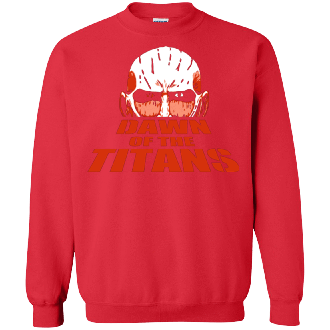 Sweatshirts Red / Small Dawn of the Titans Crewneck Sweatshirt