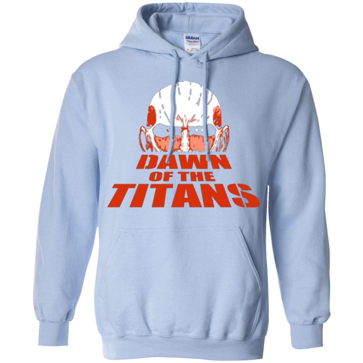 Sweatshirts Light Blue / Small Dawn of the Titans Pullover Hoodie
