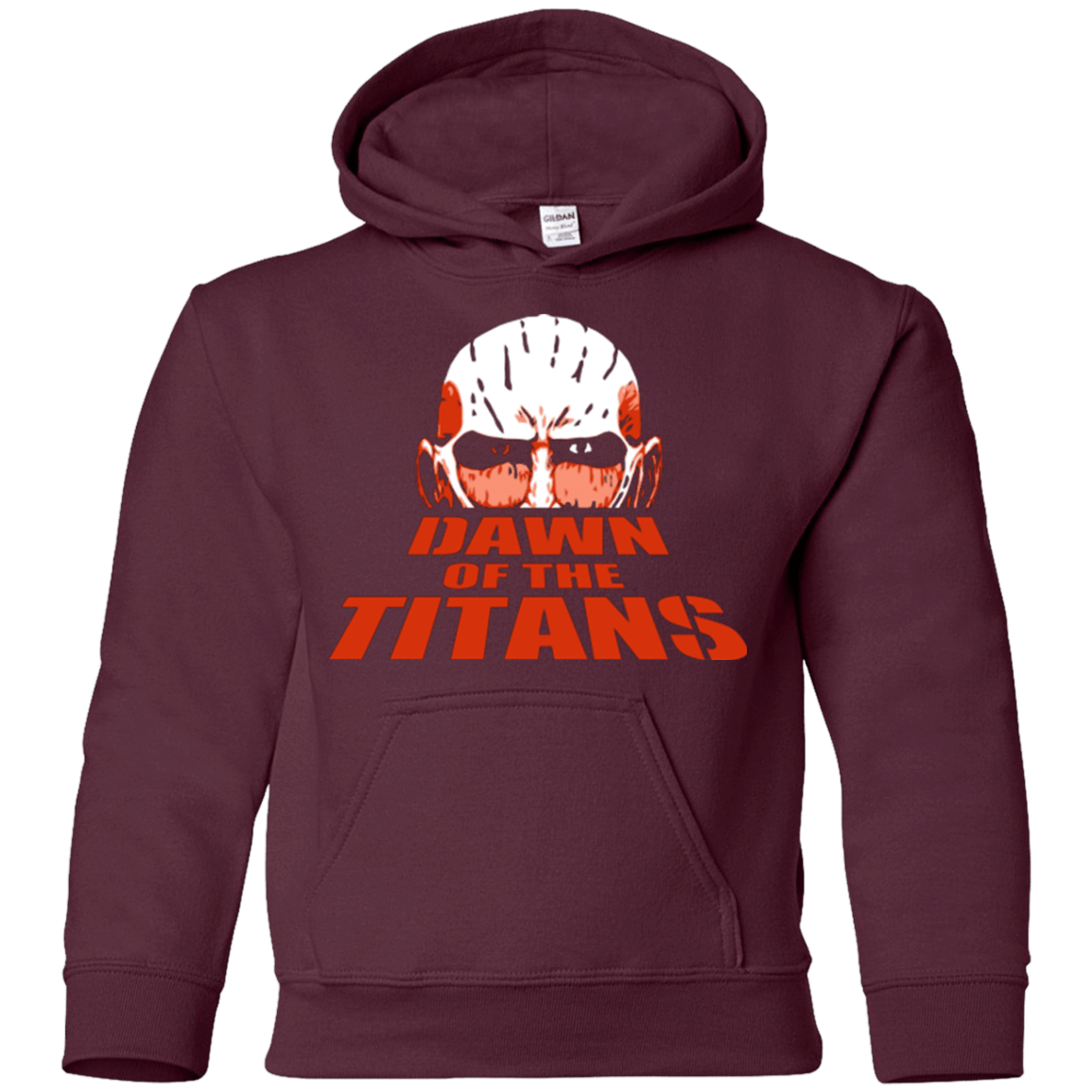 Sweatshirts Maroon / YS Dawn of the Titans Youth Hoodie