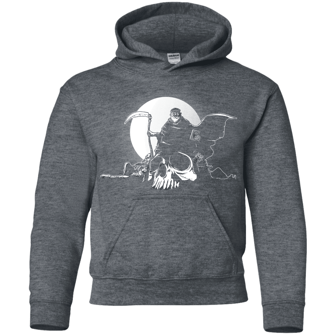 Sweatshirts Dark Heather / YS Dead Characters Youth Hoodie