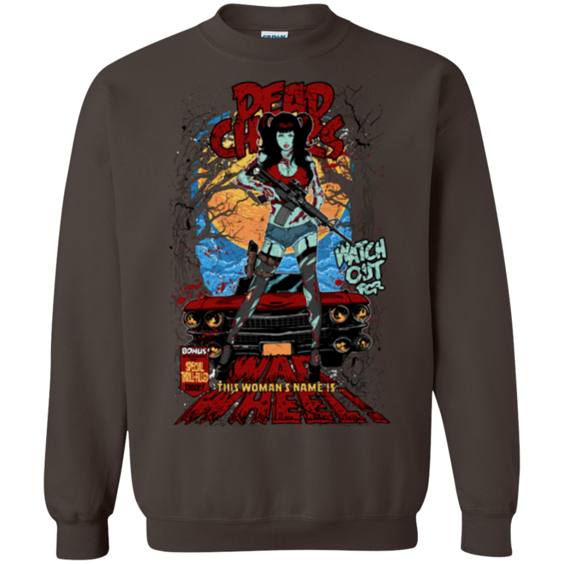 Sweatshirts Dark Chocolate / Small Dead Chicks Crewneck Sweatshirt