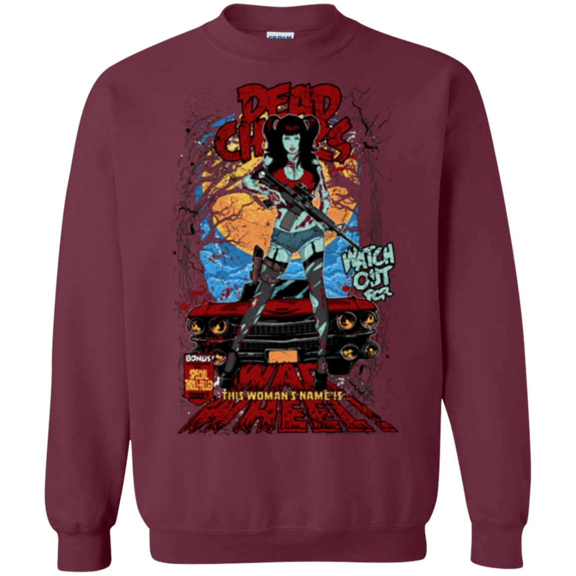 Sweatshirts Maroon / Small Dead Chicks Crewneck Sweatshirt