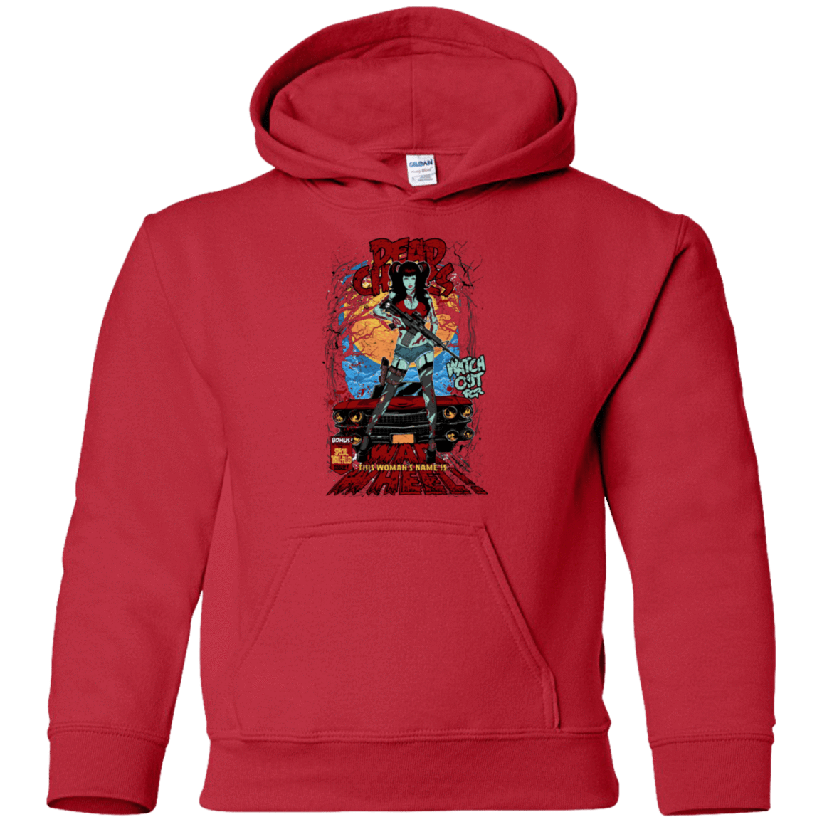 Sweatshirts Red / YS Dead Chicks Youth Hoodie