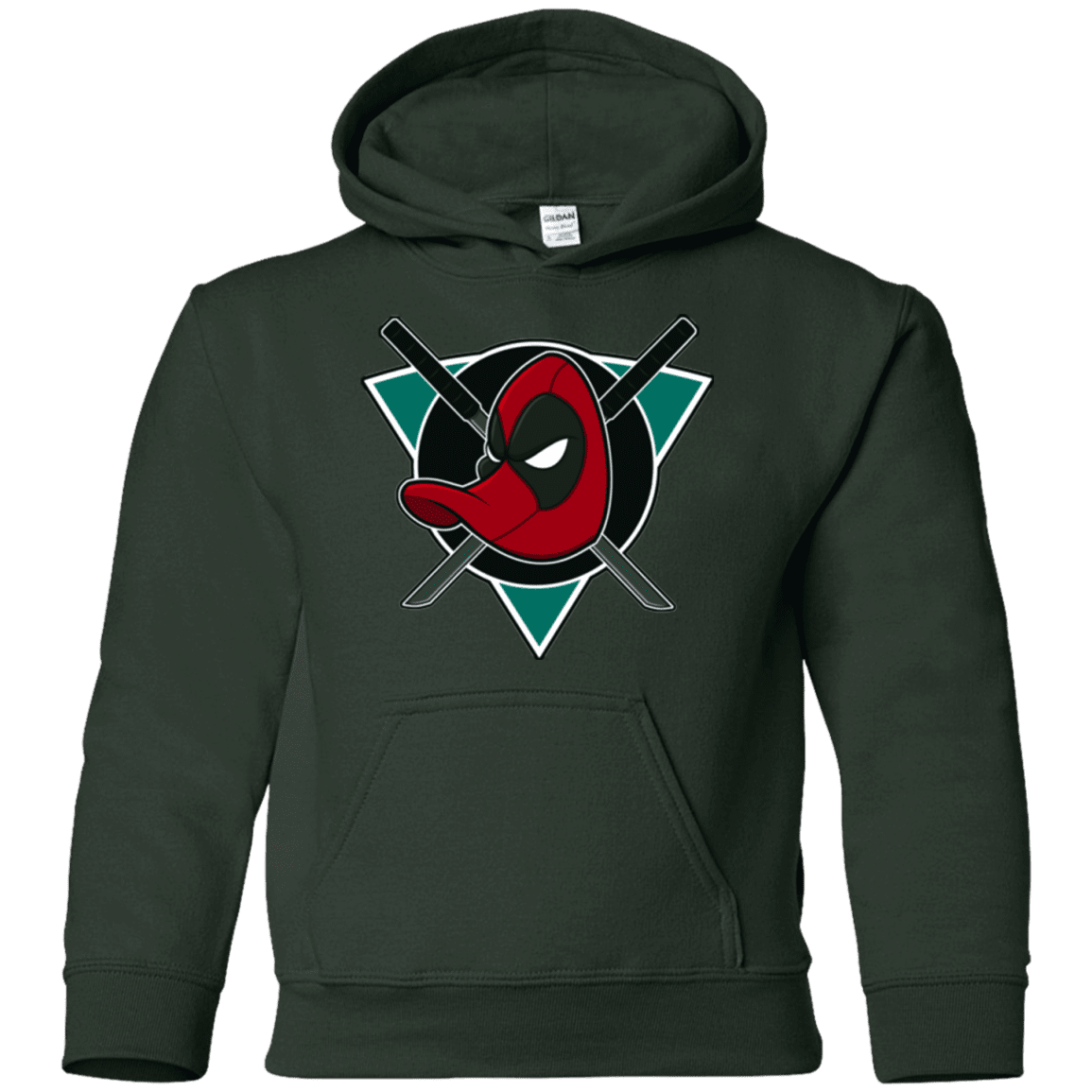 Sweatshirts Forest Green / YS Dead Ducks Youth Hoodie