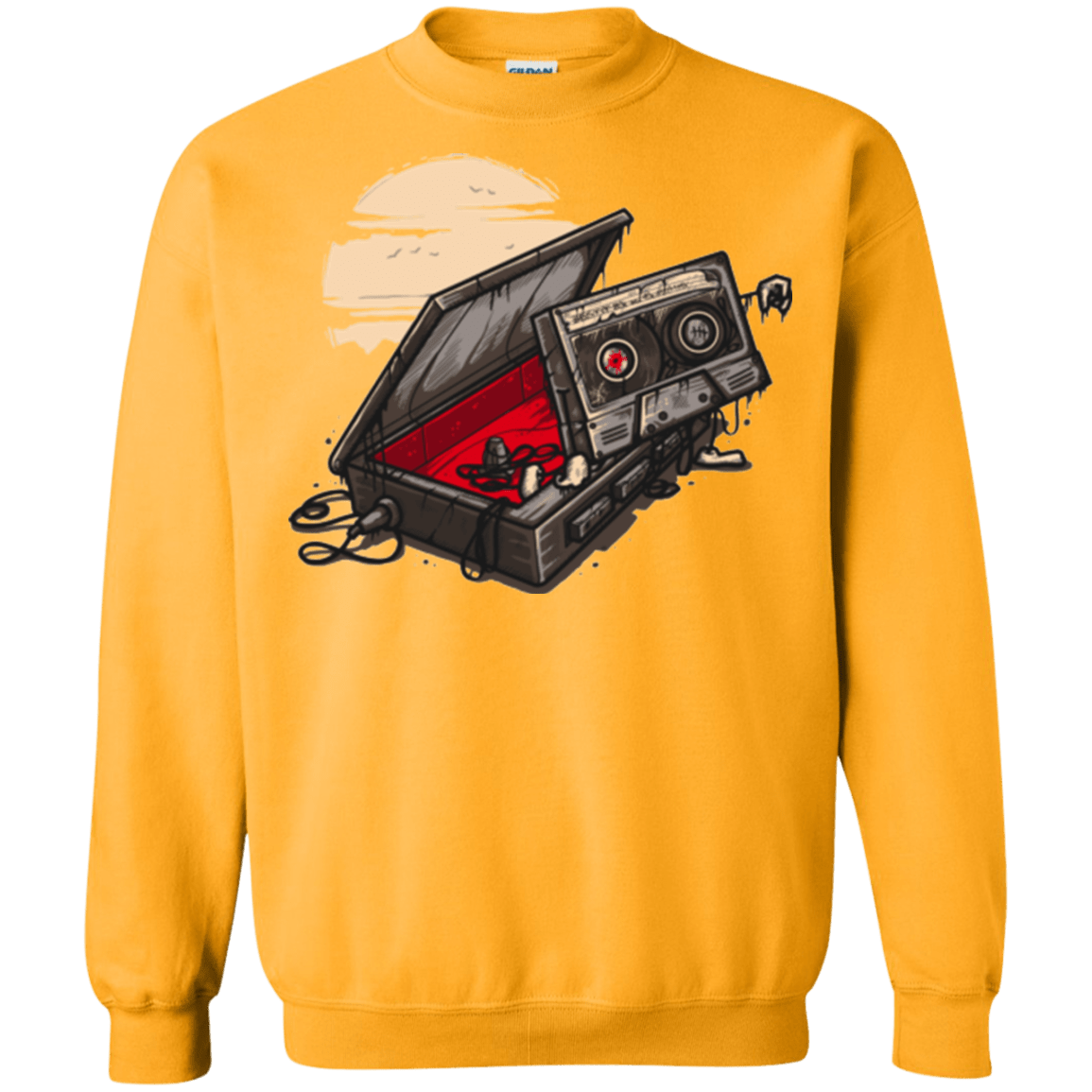 Sweatshirts Gold / Small Dead Man Walkman Crewneck Sweatshirt