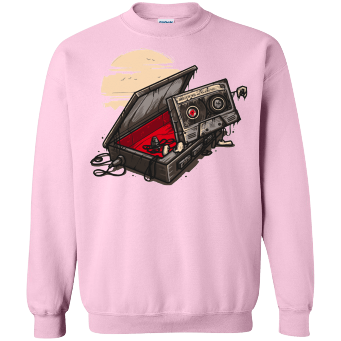Sweatshirts Light Pink / Small Dead Man Walkman Crewneck Sweatshirt