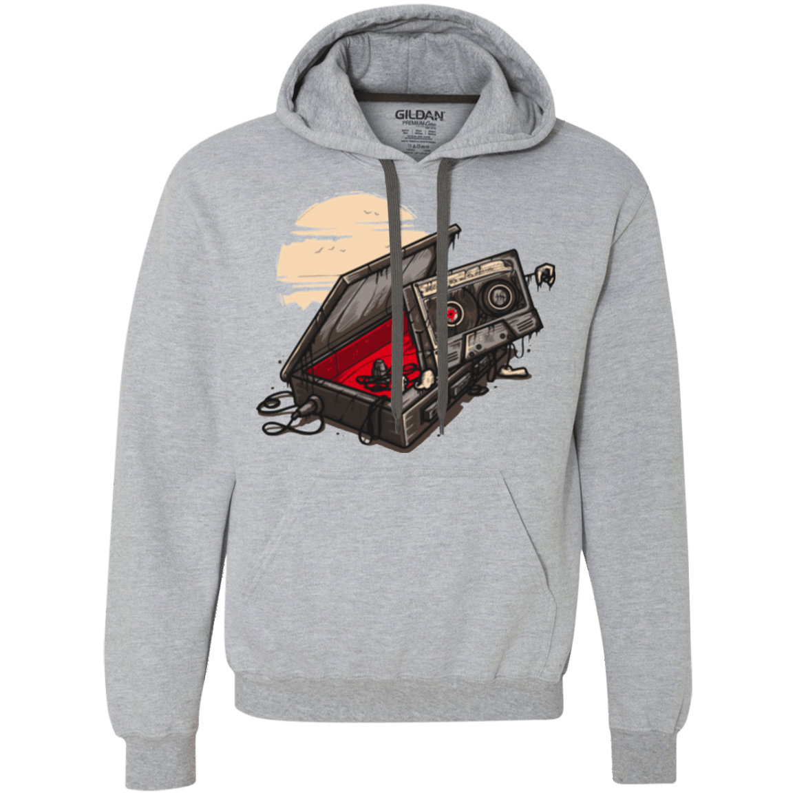 Sweatshirts Sport Grey / Small Dead Man Walkman Premium Fleece Hoodie