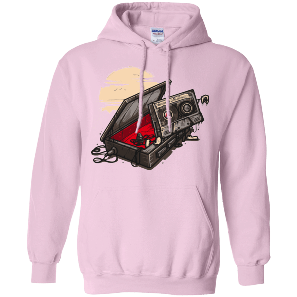Sweatshirts Light Pink / Small Dead Man Walkman Pullover Hoodie