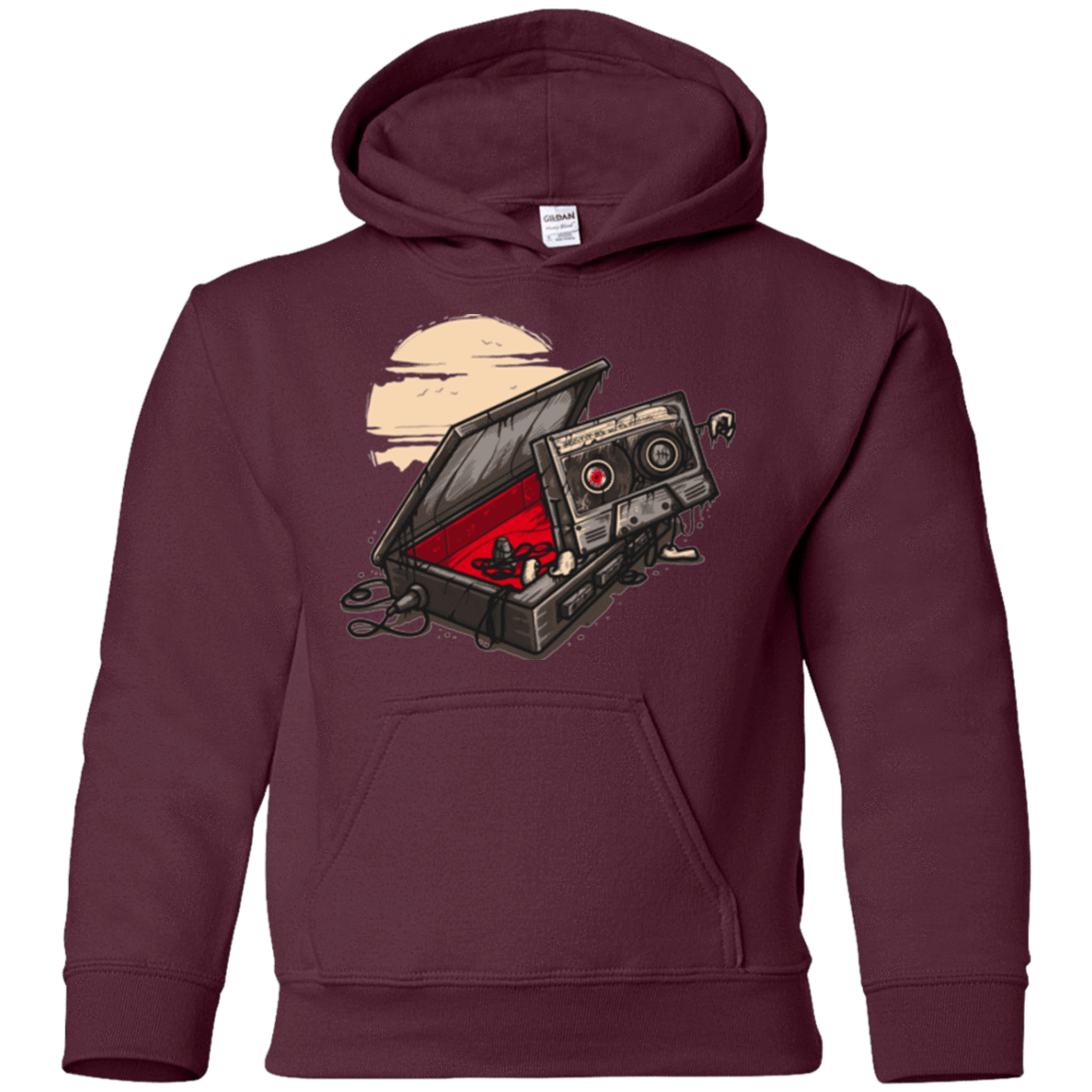 Sweatshirts Maroon / YS Dead Man Walkman Youth Hoodie