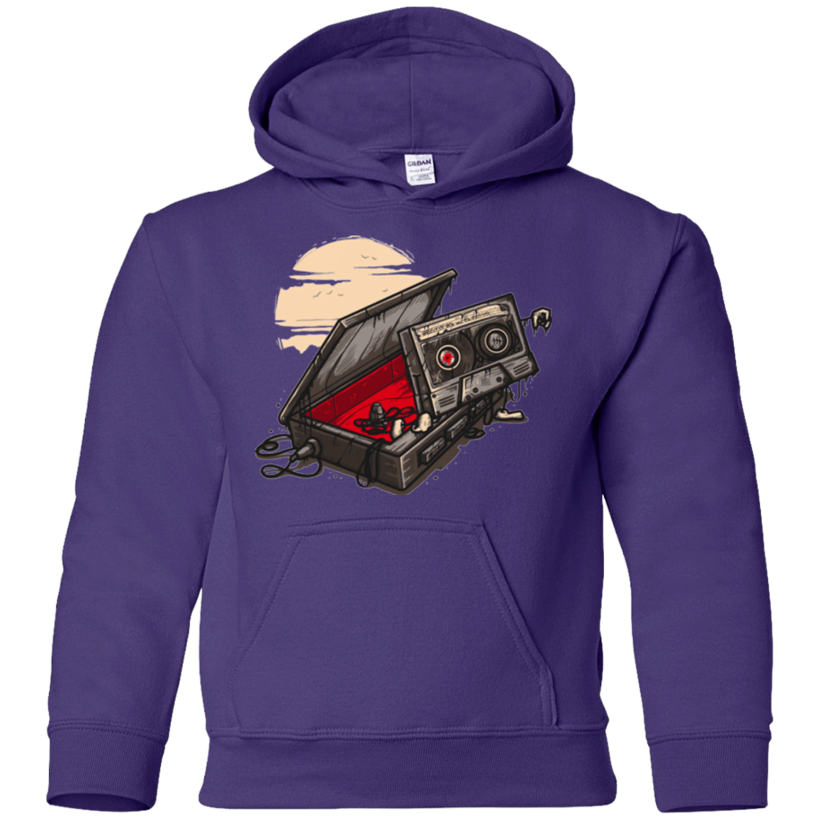 Sweatshirts Purple / YS Dead Man Walkman Youth Hoodie