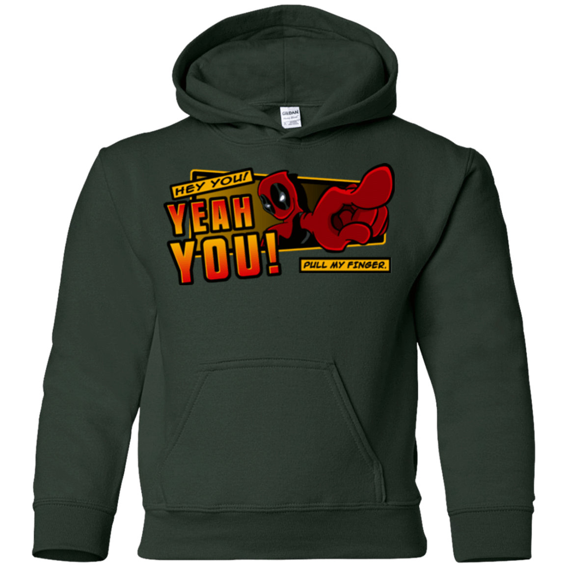 Sweatshirts Forest Green / YS Dead Pull Youth Hoodie