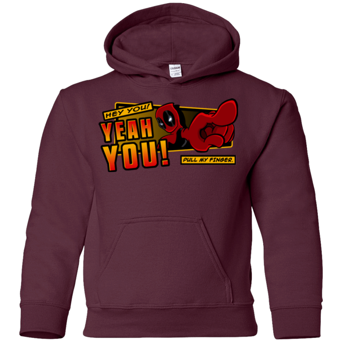 Sweatshirts Maroon / YS Dead Pull Youth Hoodie