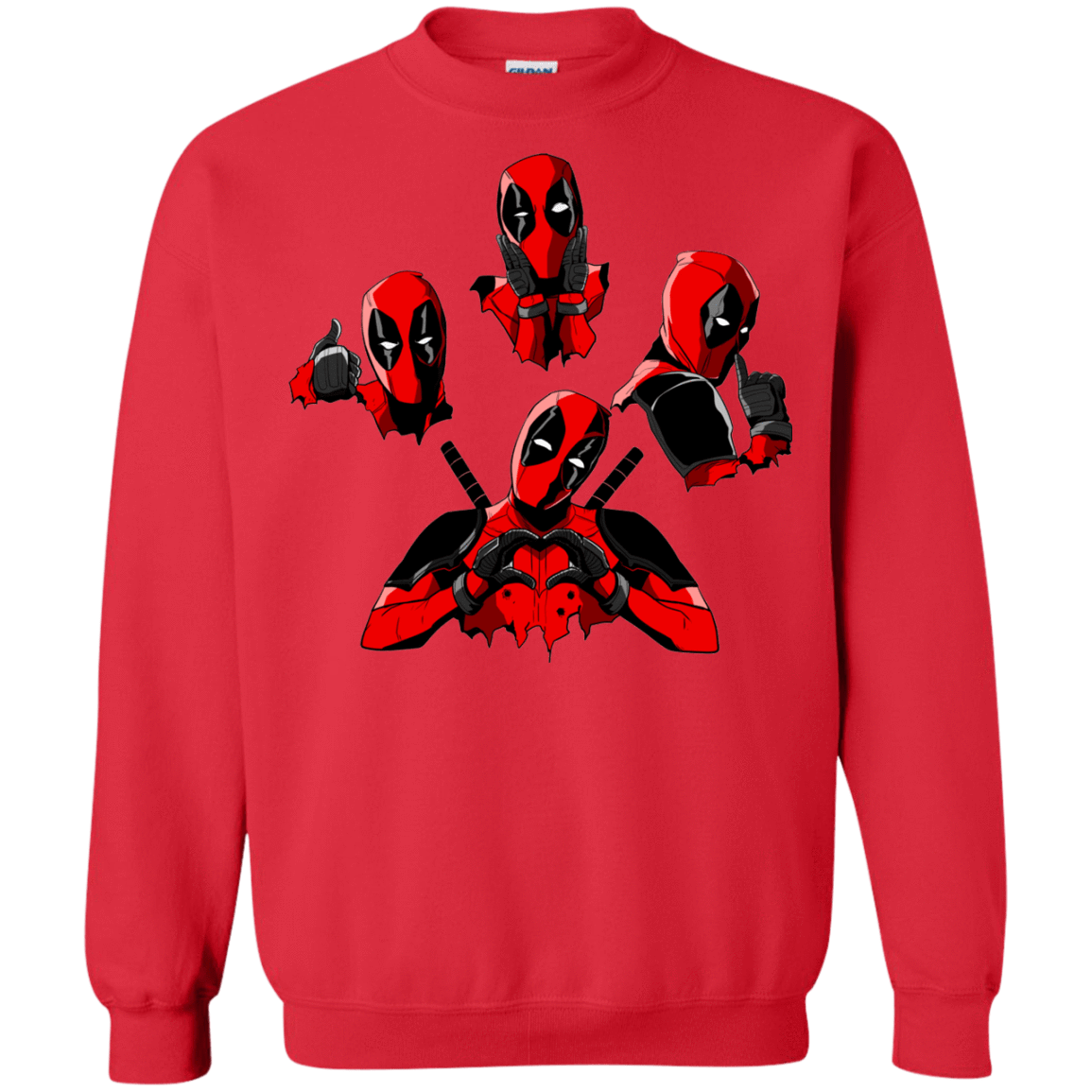 Sweatshirts Red / S Dead Rhapsody Crewneck Sweatshirt