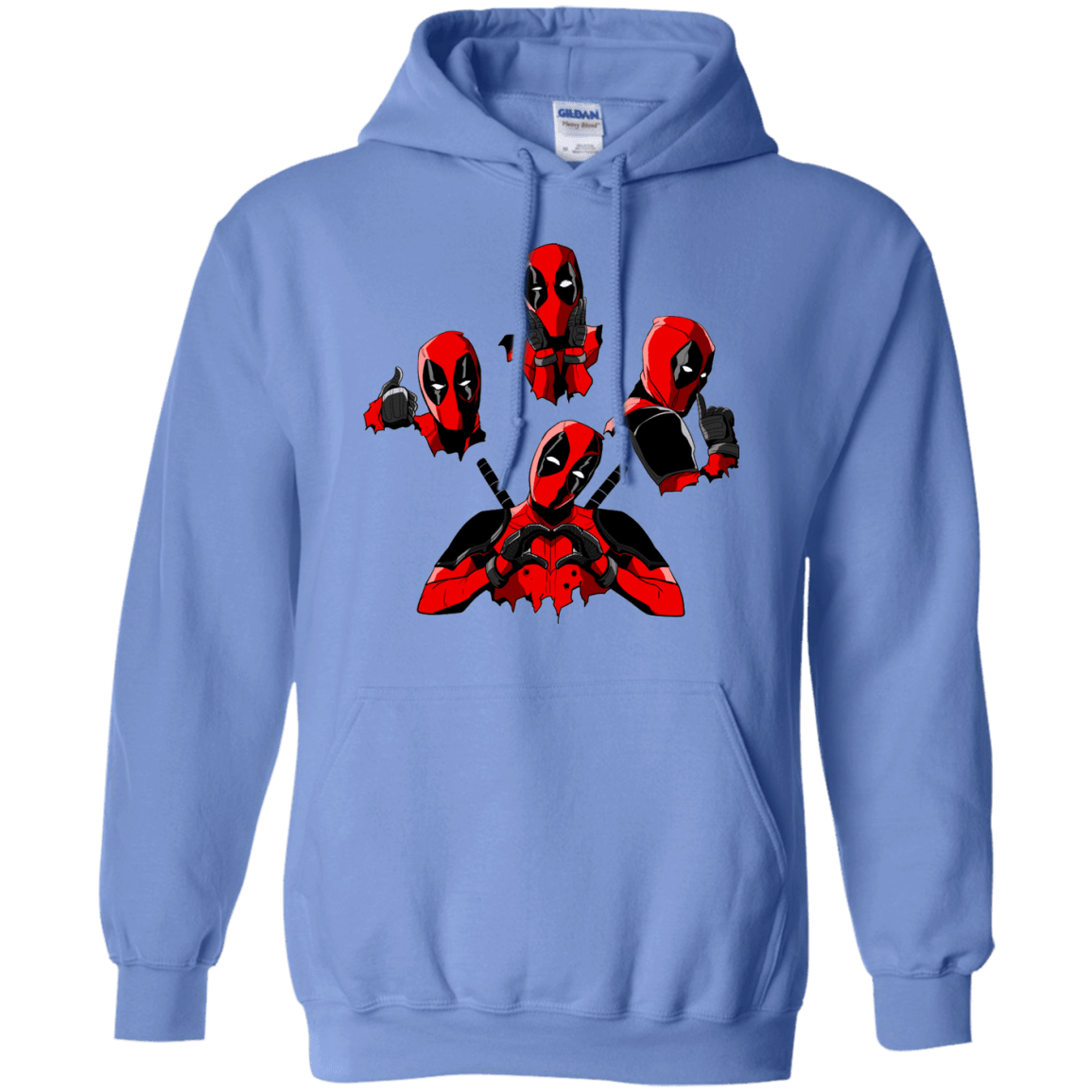 Sweatshirts Carolina Blue / S Dead Rhapsody Pullover Hoodie