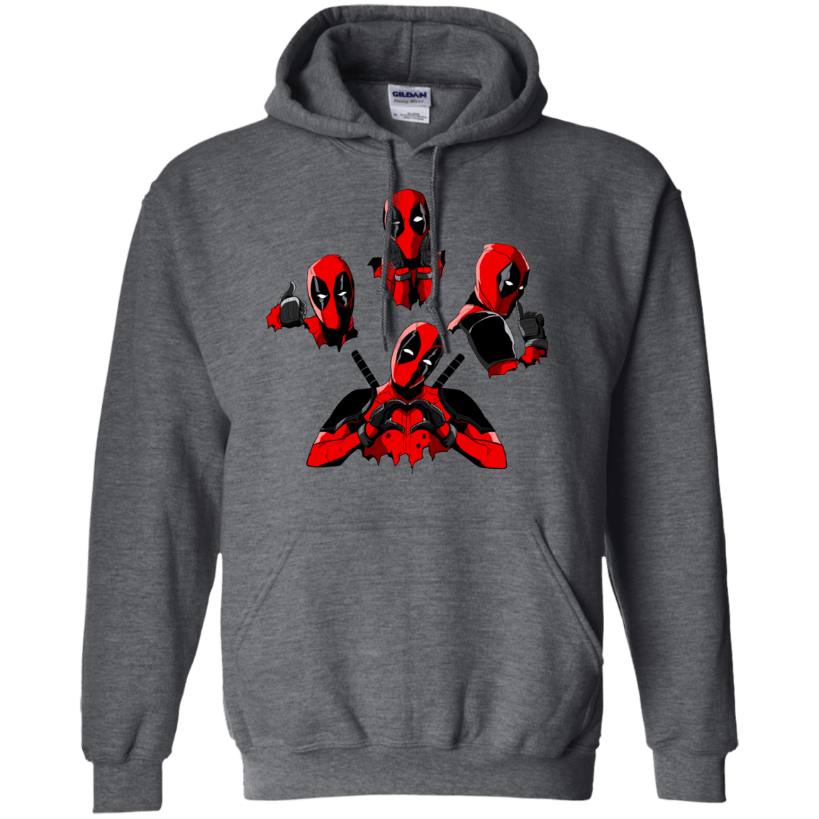 Sweatshirts Dark Heather / S Dead Rhapsody Pullover Hoodie