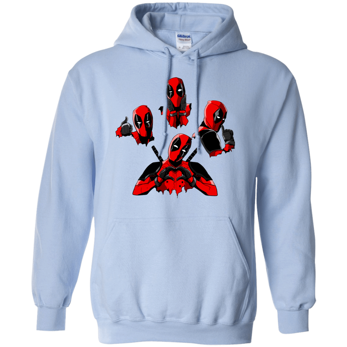 Sweatshirts Light Blue / S Dead Rhapsody Pullover Hoodie