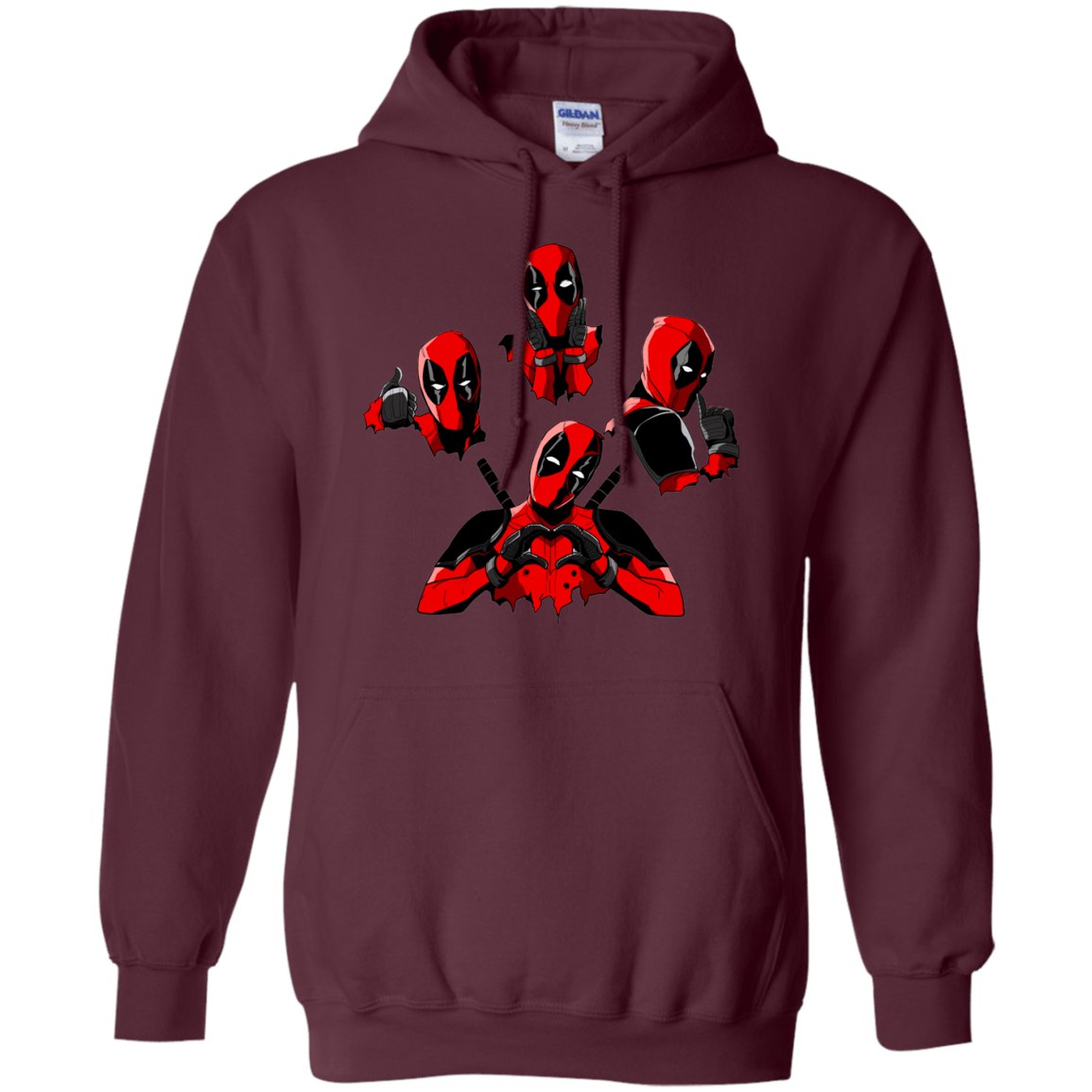 Sweatshirts Maroon / S Dead Rhapsody Pullover Hoodie