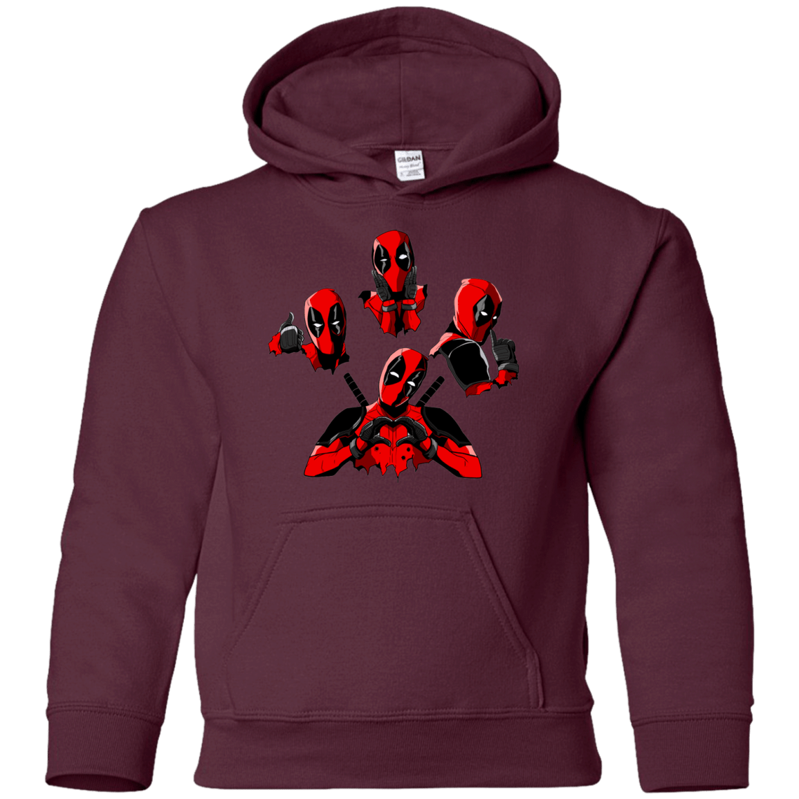 Sweatshirts Maroon / YS Dead Rhapsody Youth Hoodie