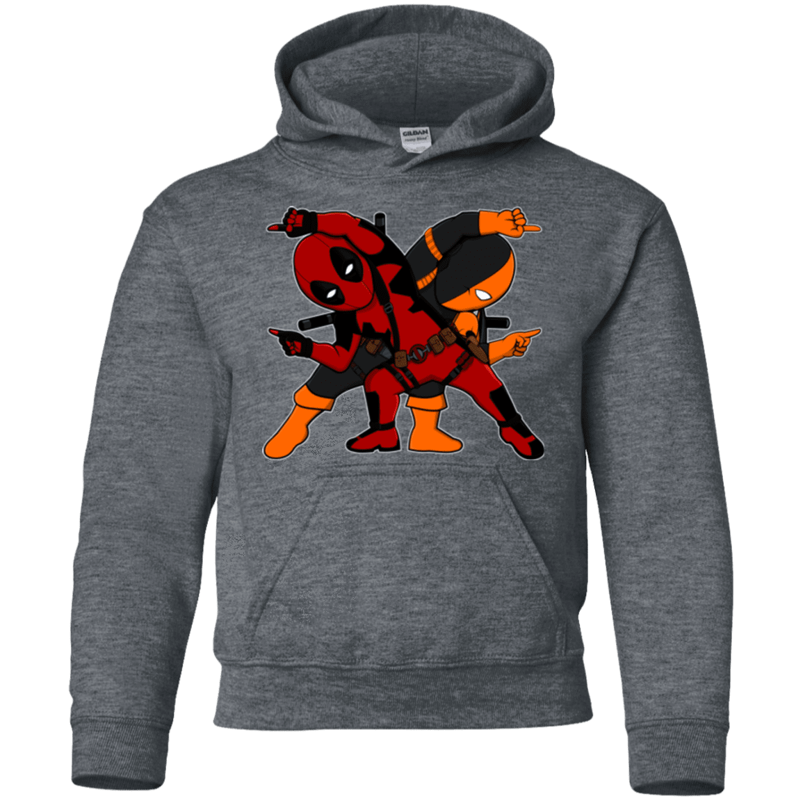 Sweatshirts Dark Heather / YS Deadfusion Youth Hoodie